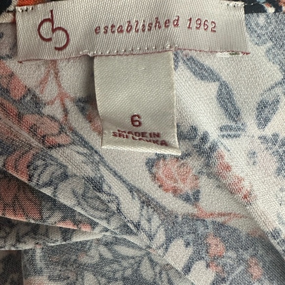 EST. 1962 Multi Color Floral Print Dress, Size 6 - Picture 9 of 9